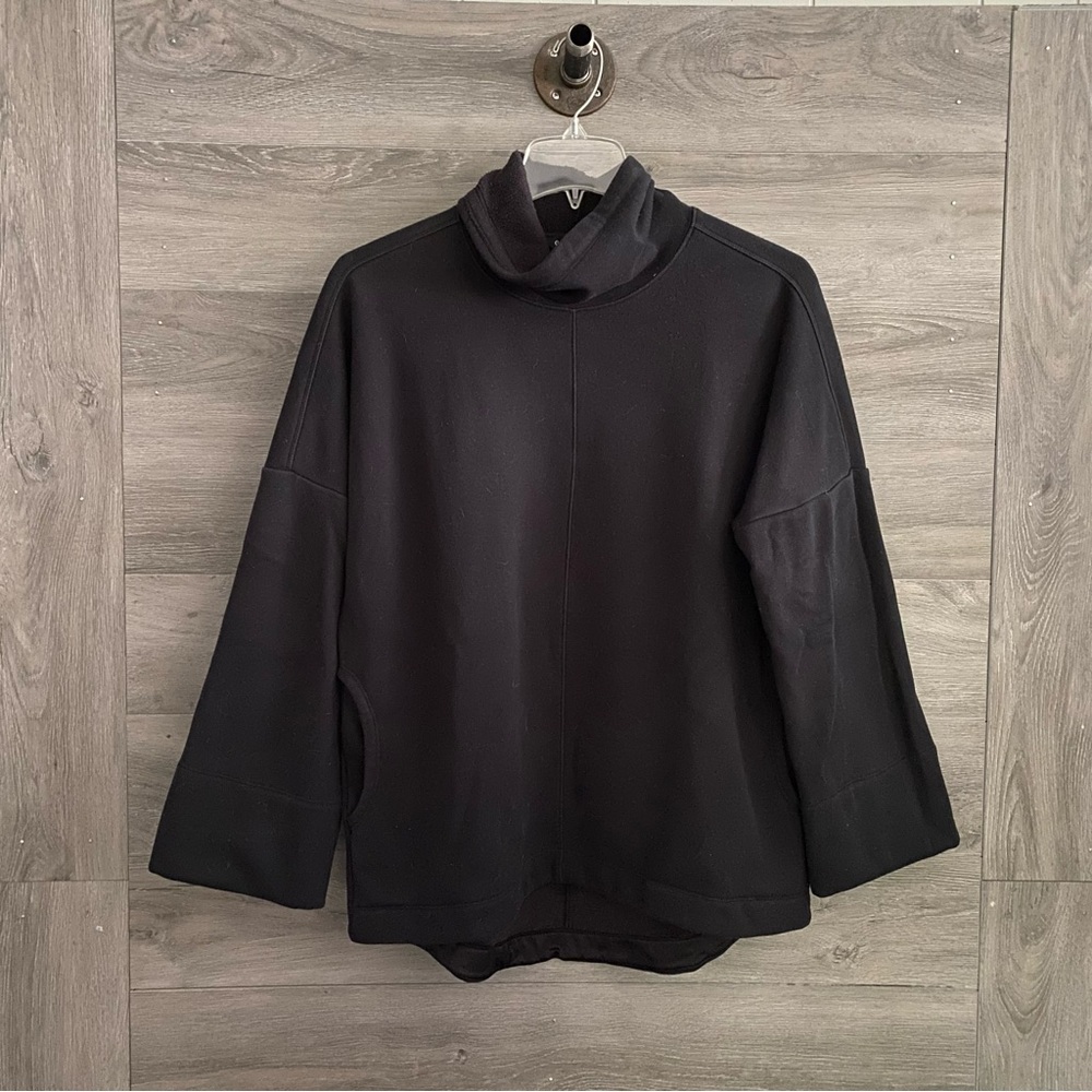 Athleta Black Turtleneck Sweatshirt